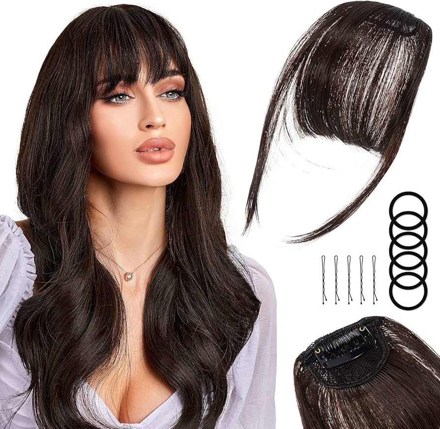 Transform Your Look - Mohit Hair Affair Point - Clip in Bangs 5 human hair extensions clip in bangs