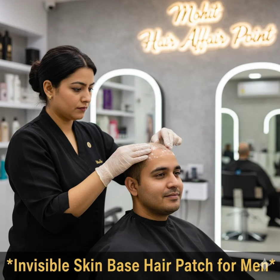 The 5-Minute Miracle: Getting an Undetectable Hairline with the Invisible Skin Base Hair Patch for Men 2 Invisible Skin Base Hair Patch for Men